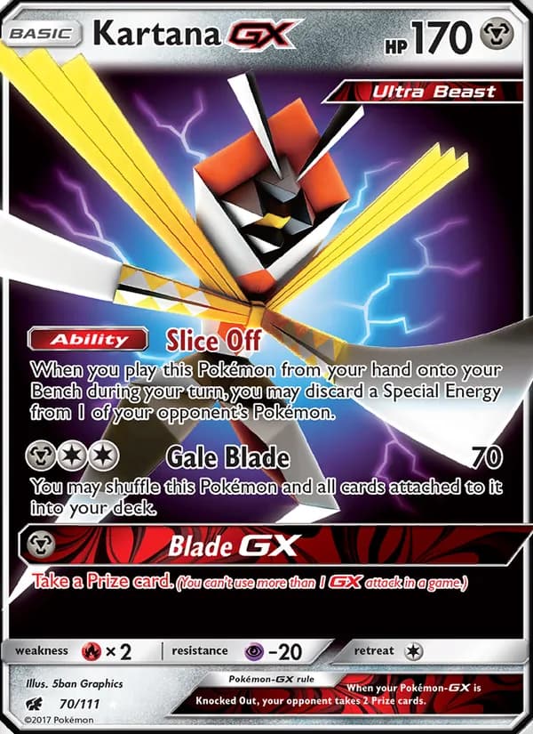 Kartana GX – Crimson Invasion 70