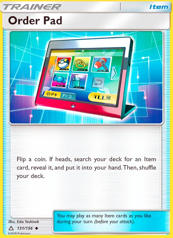 Order Pad – Ultra Prism 131