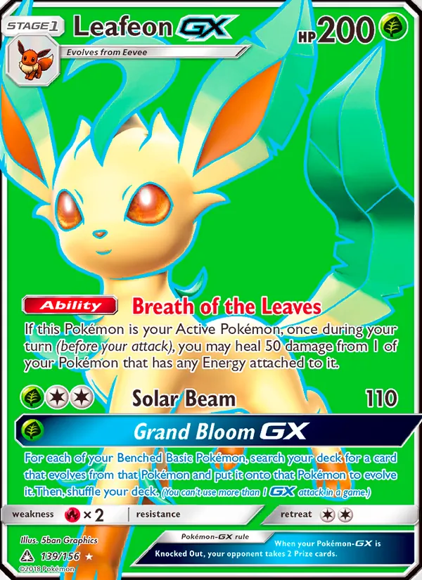 Leafeon GX – Ultra Prism 139