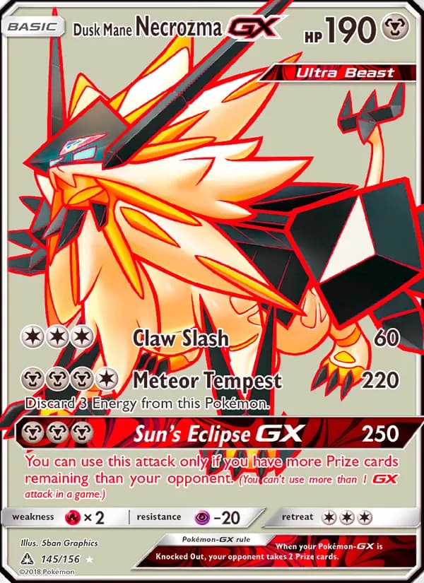 Dusk Mane Necrozma GX – Ultra Prism 145