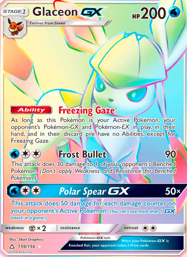 Glaceon GX – Ultra Prism 159