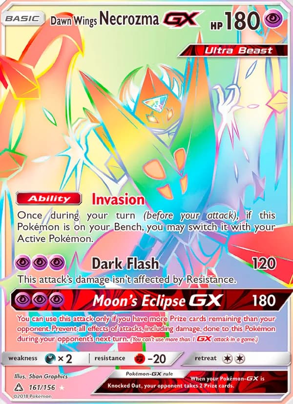 Dawn Wings Necrozma GX – Ultra Prism 161
