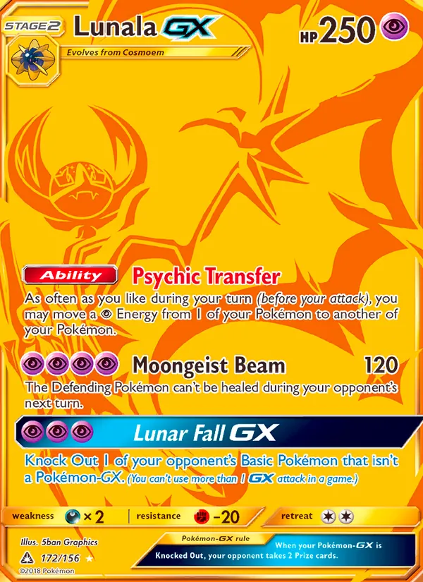 Lunala GX – Ultra Prism 172