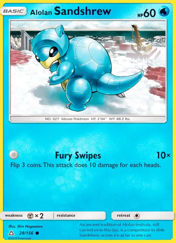 Alolan Sandshrew – Ultra Prism 28