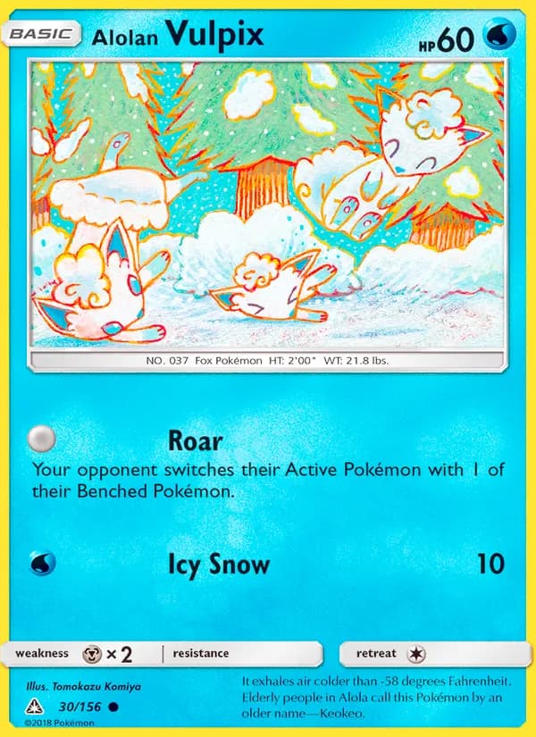 Alolan Vulpix – Ultra Prism 30