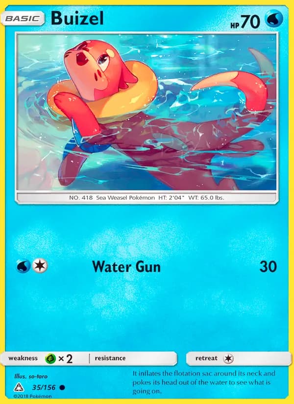 Buizel – Ultra Prism 35
