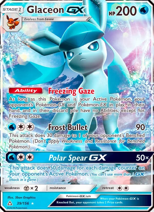 Glaceon GX – Ultra Prism 39