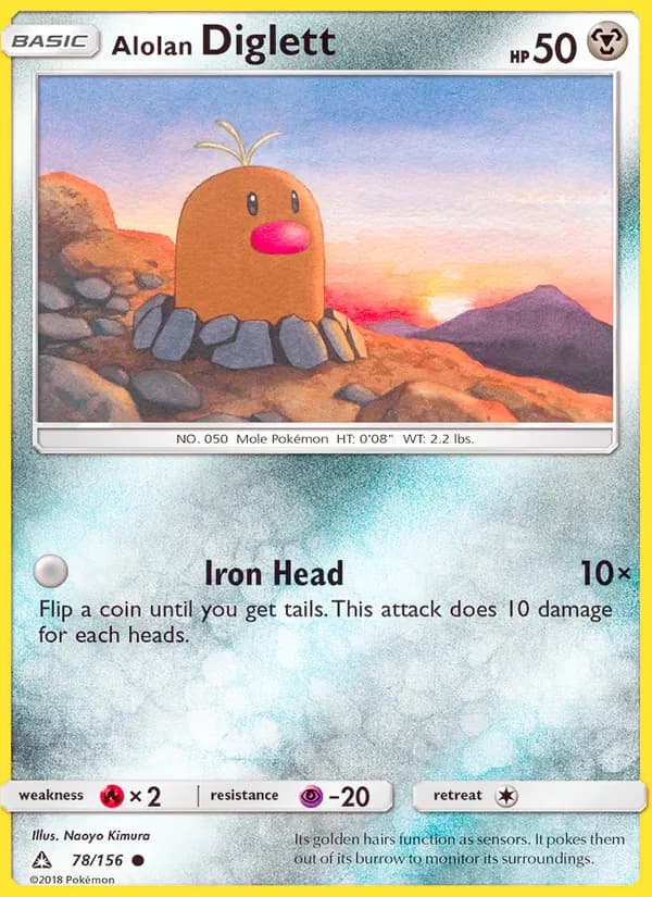 Alolan Diglett – Ultra Prism 78