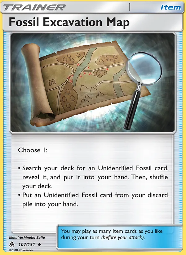 Fossil Excavation Map – Forbidden Light 107