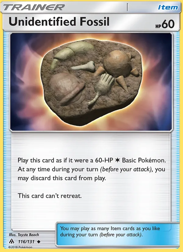Unidentified Fossil – Forbidden Light 116