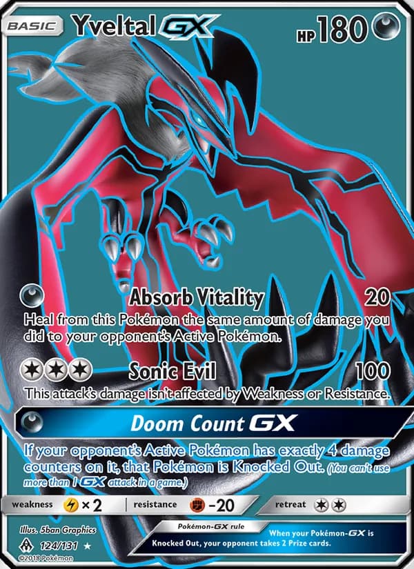 Yveltal GX – Forbidden Light 124