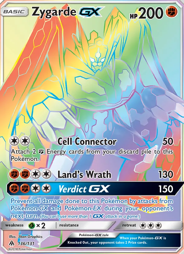 Zygarde GX – Forbidden Light 136