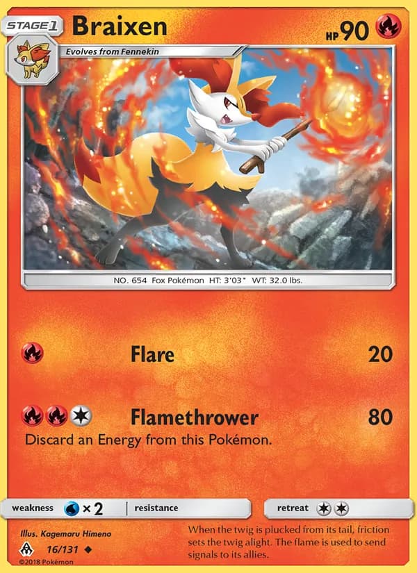 Braixen – Forbidden Light 16