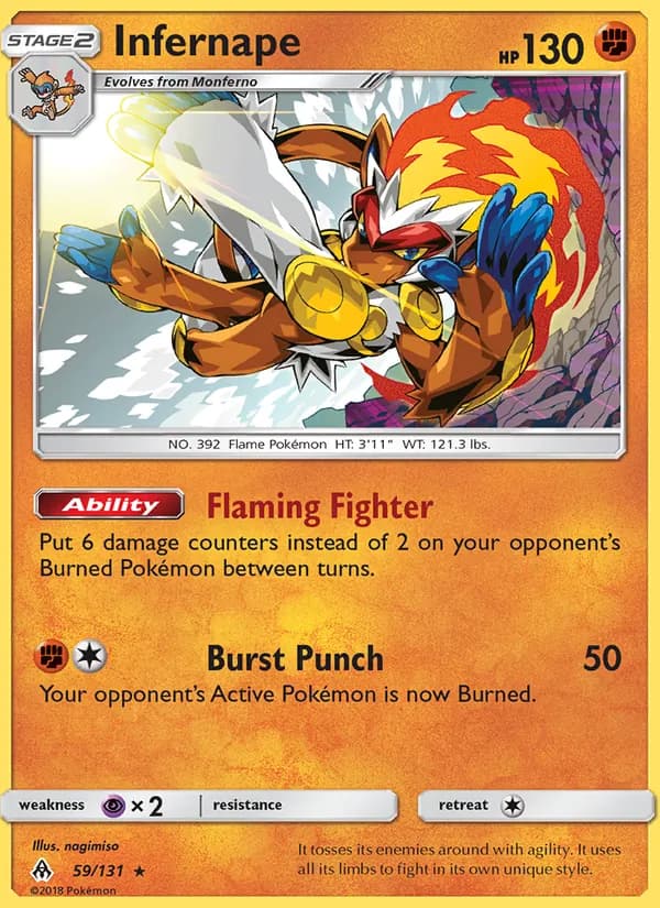 Infernape – Forbidden Light 59