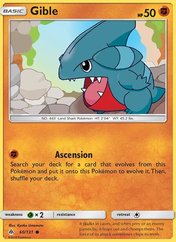 Gible – Forbidden Light 60