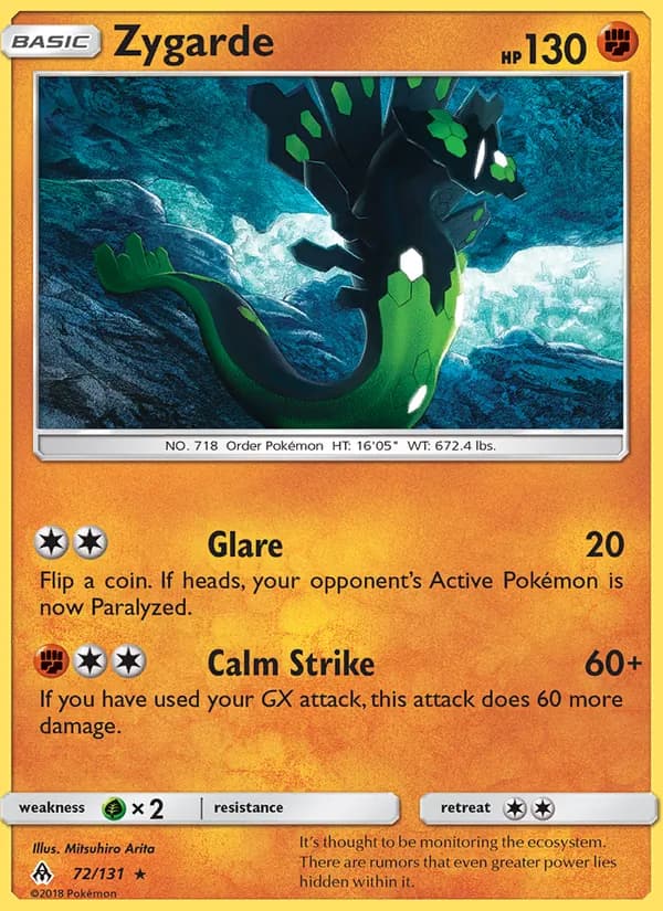 Zygarde – Forbidden Light 72