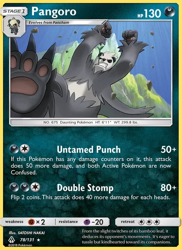 Pangoro – Forbidden Light 78