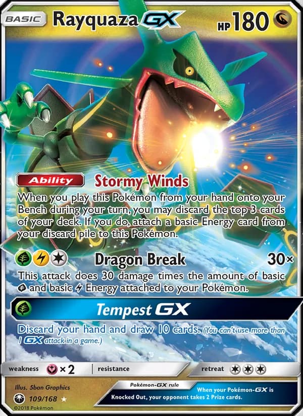 Rayquaza GX – Celestial Storm 109
