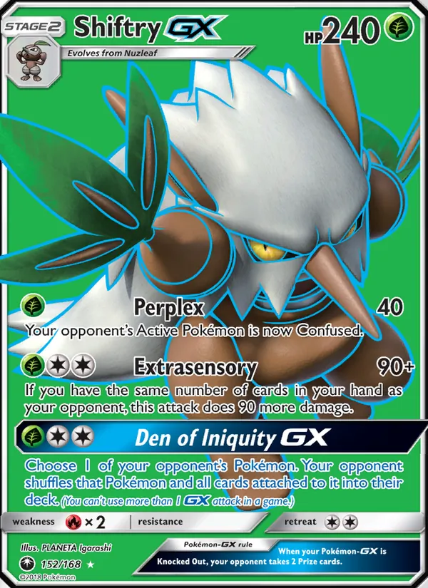 Shiftry GX – Celestial Storm 152