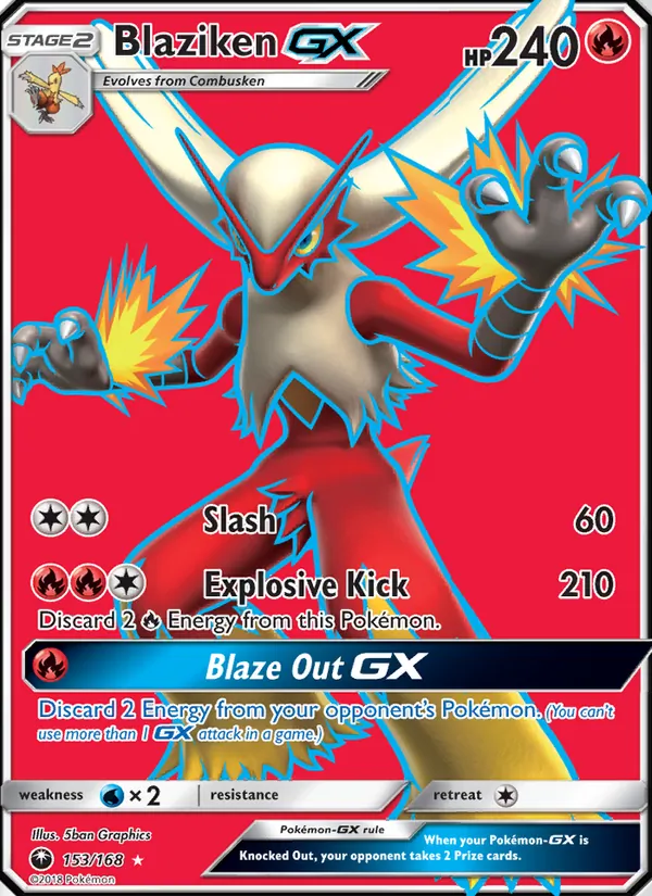 Blaziken GX – Celestial Storm 153
