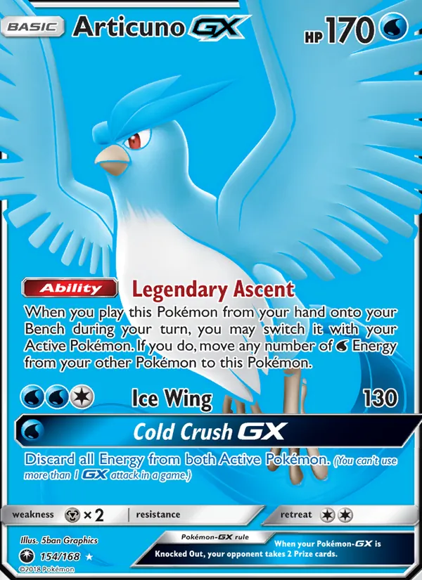 Articuno GX – Celestial Storm 154