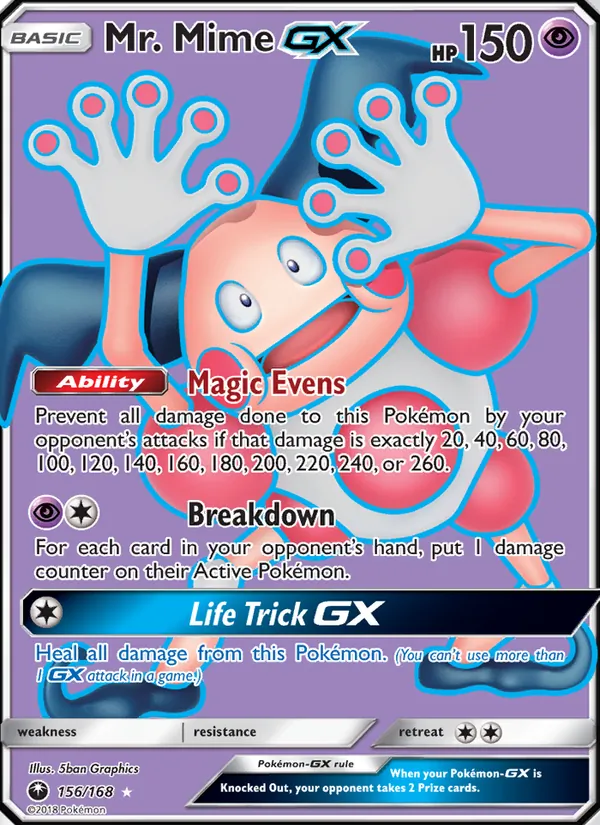 Mr. Mime GX – Celestial Storm 156