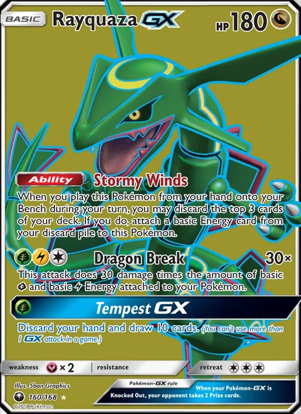 Rayquaza GX – Celestial Storm 160