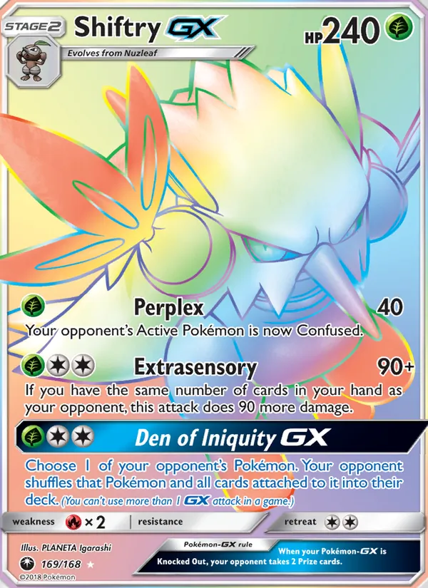 Shiftry GX – Celestial Storm 169