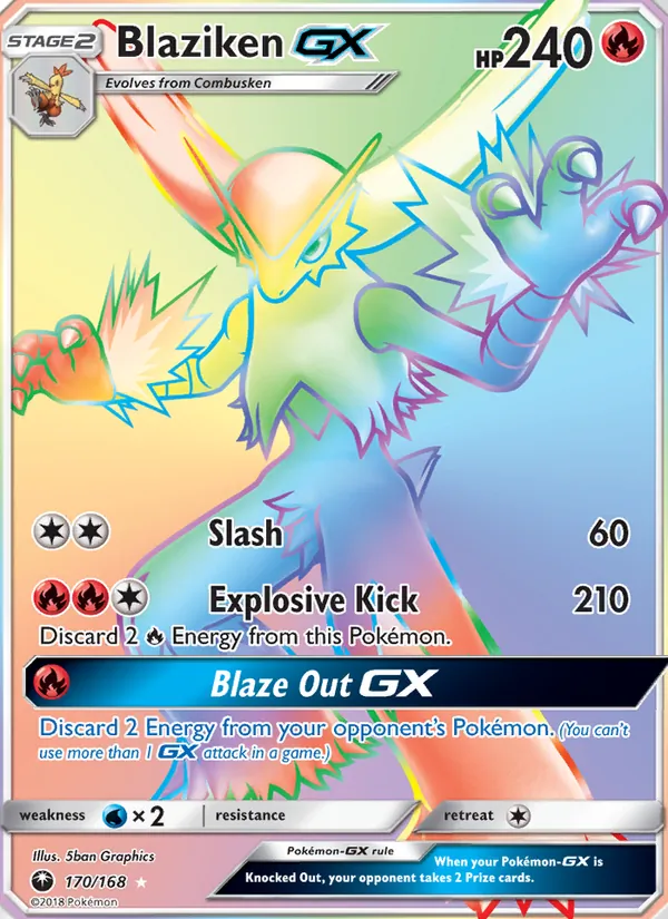 Blaziken GX – Celestial Storm 170