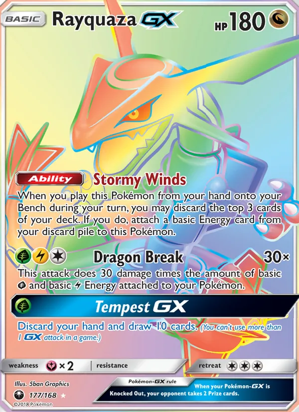 Rayquaza GX – Celestial Storm 177