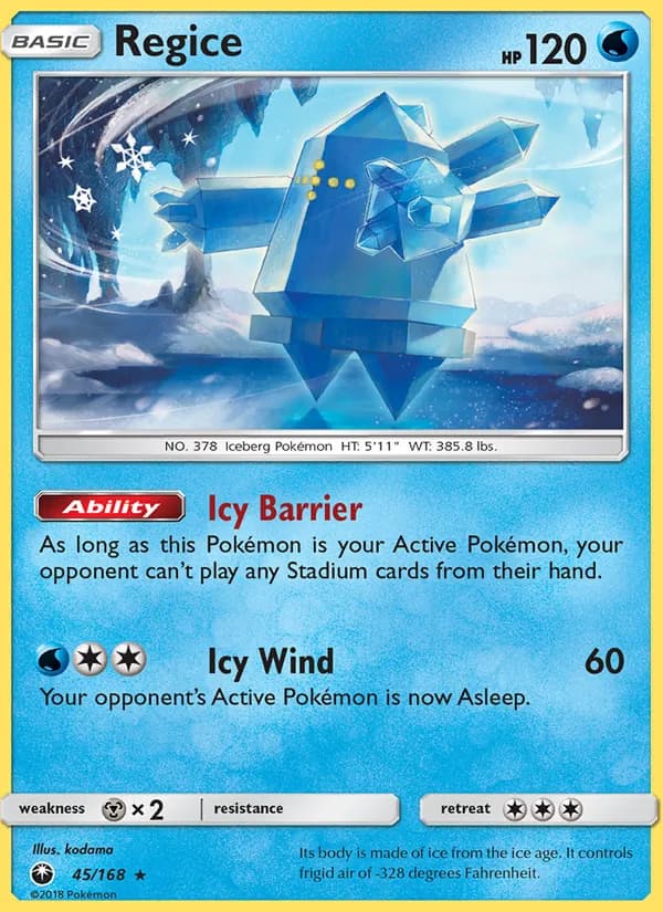 Regice – Celestial Storm 45
