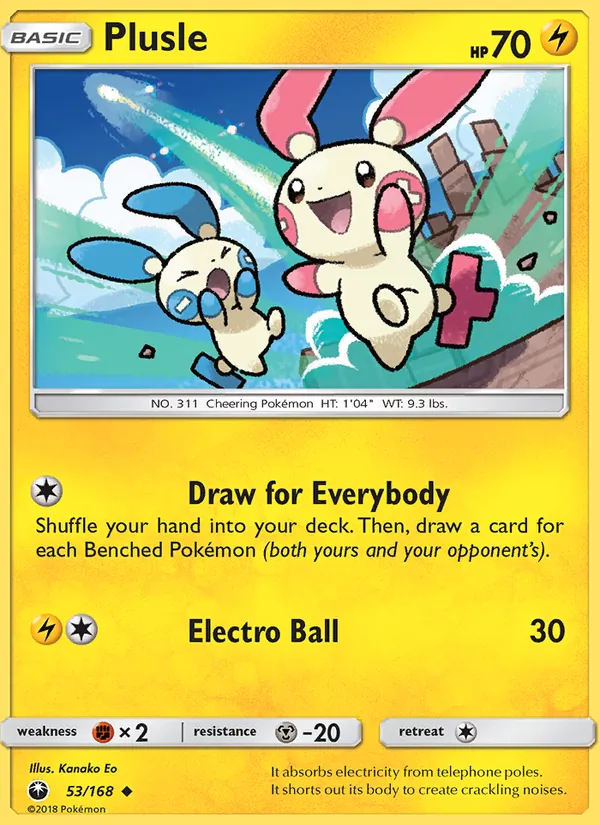 Plusle – Celestial Storm 53
