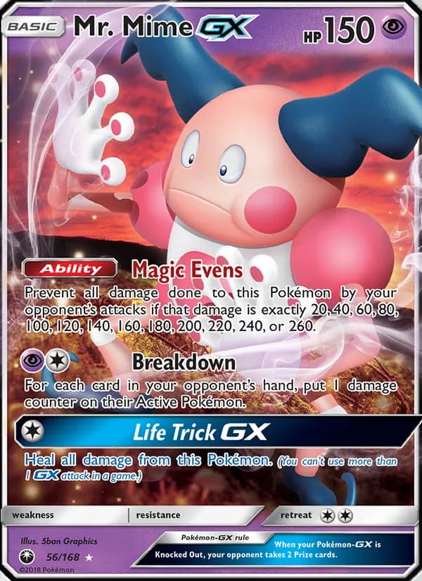 Mr. Mime GX – Celestial Storm 56