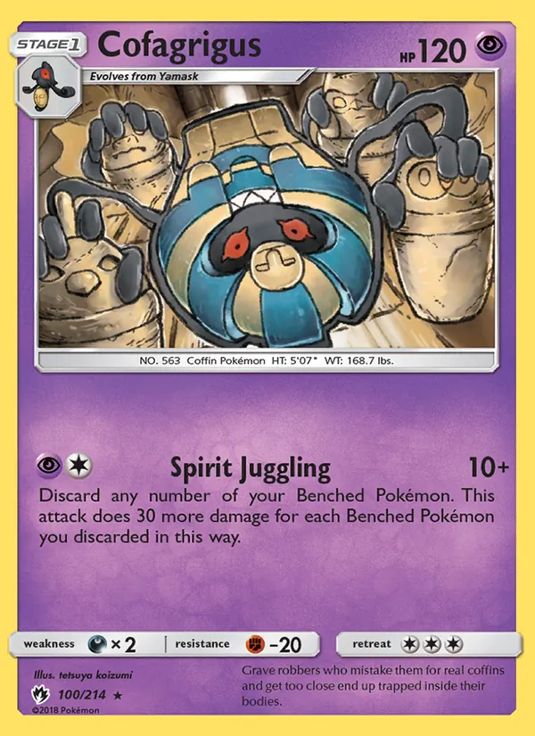 Cofagrigus – Lost Thunder 100