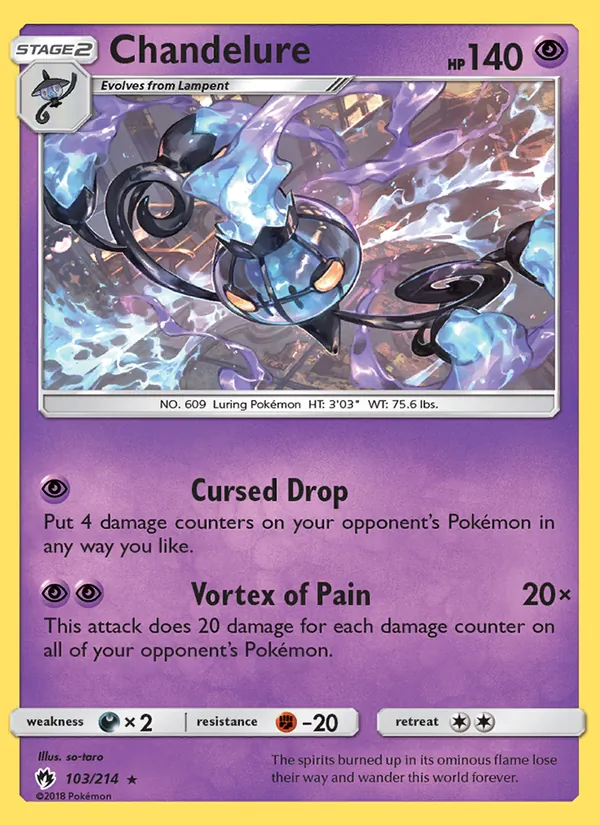 Chandelure – Lost Thunder 103