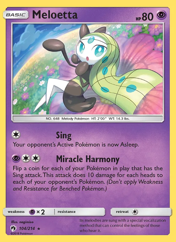 Meloetta – Lost Thunder 104