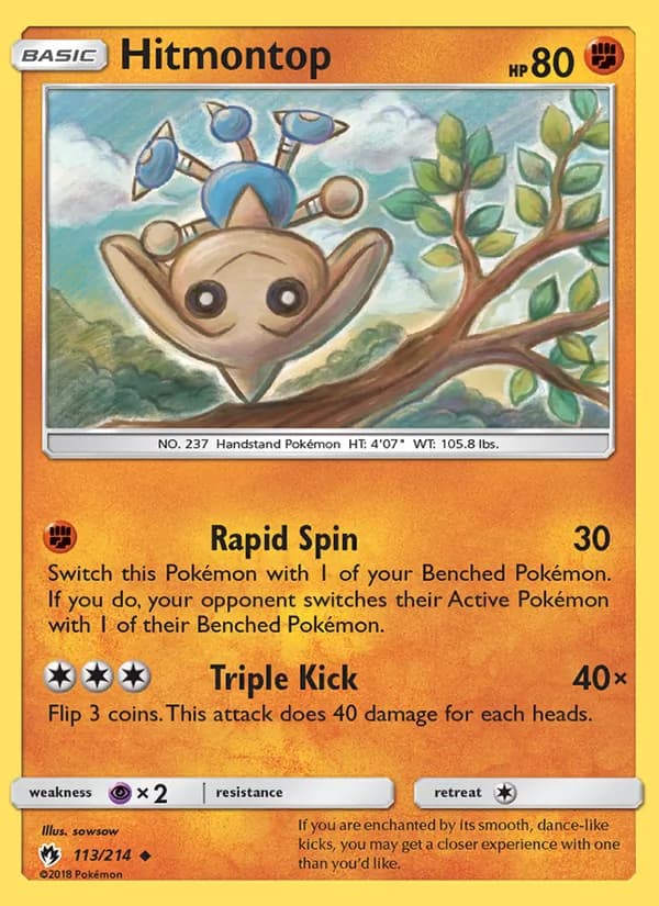 Hitmontop – Lost Thunder 113