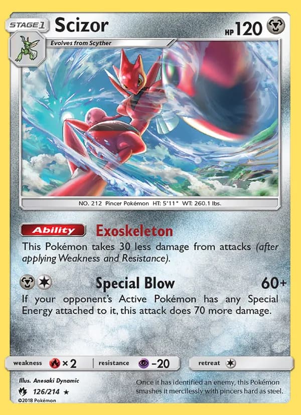 Scizor – Lost Thunder 126
