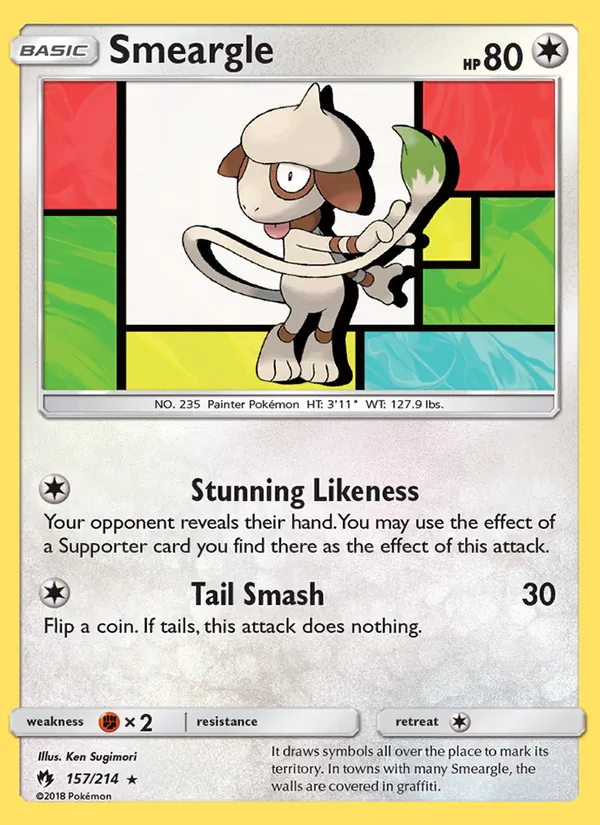 Smeargle – Lost Thunder 157
