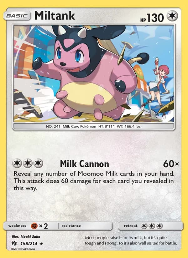 Miltank – Lost Thunder 158