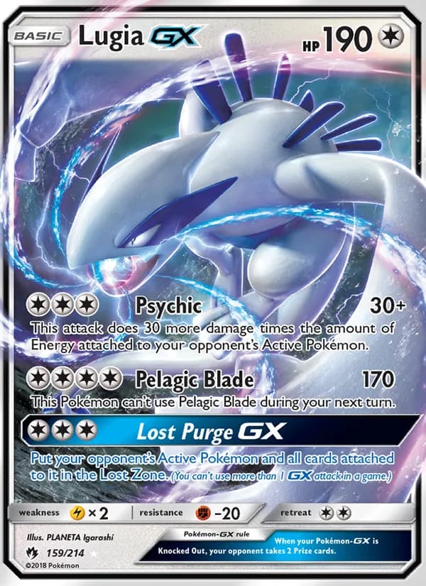 Lugia GX – Lost Thunder 159