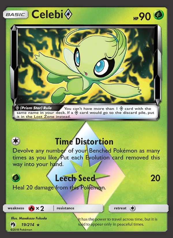Celebi ◇ – Lost Thunder 19