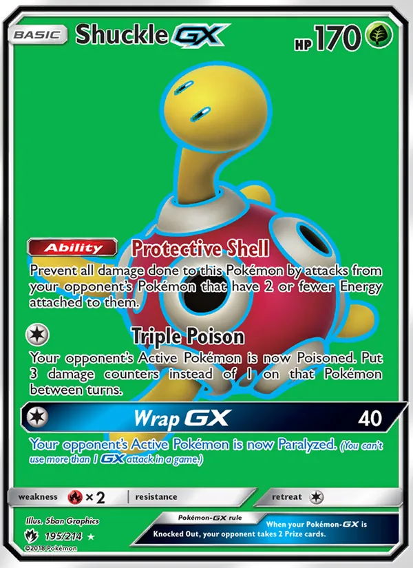 Shuckle GX – Lost Thunder 195