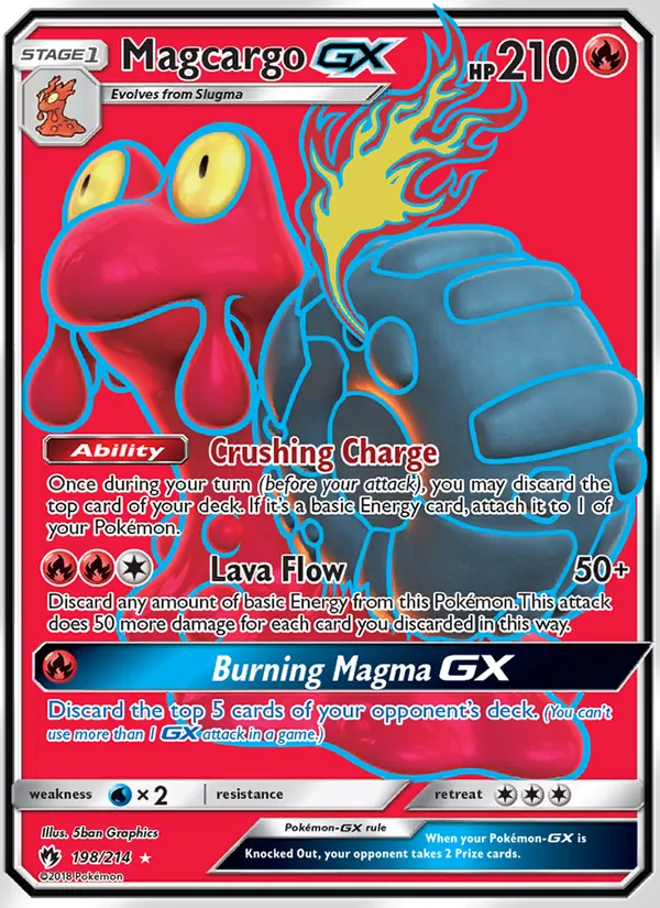 Magcargo GX – Lost Thunder 198