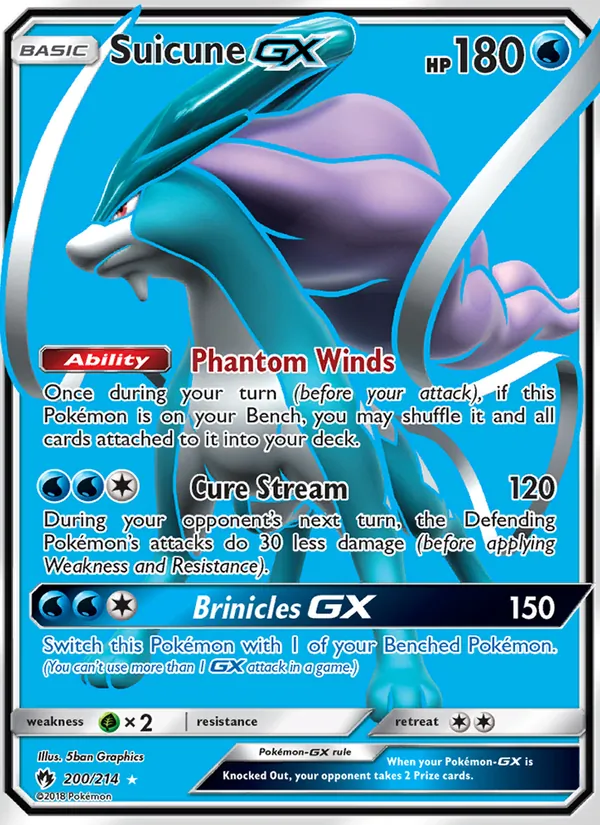 Suicune GX – Lost Thunder 200