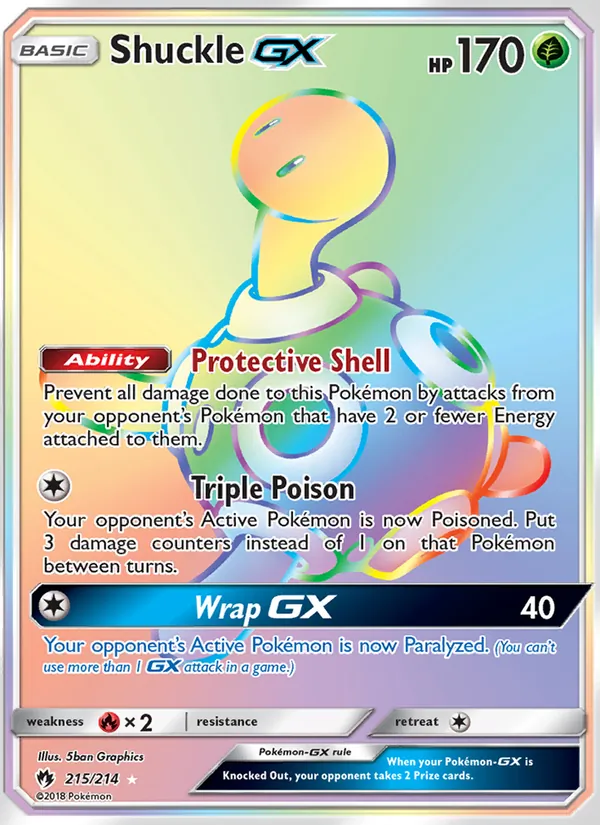 Shuckle GX – Lost Thunder 215