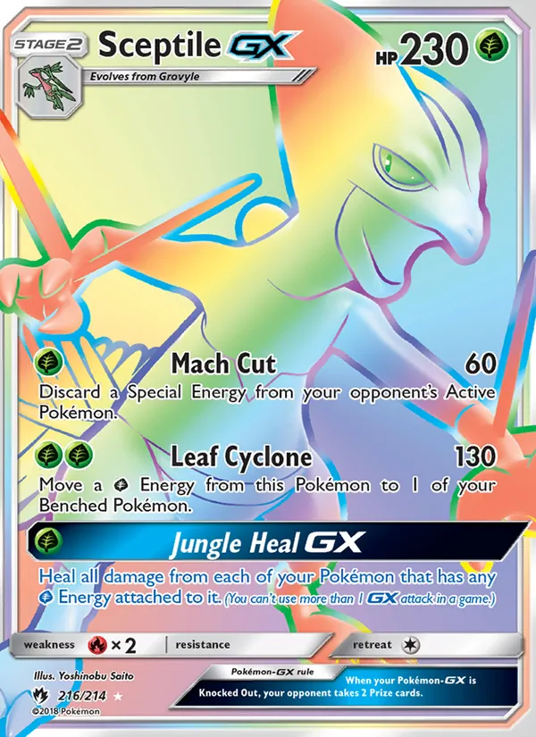 Sceptile GX – Lost Thunder 216
