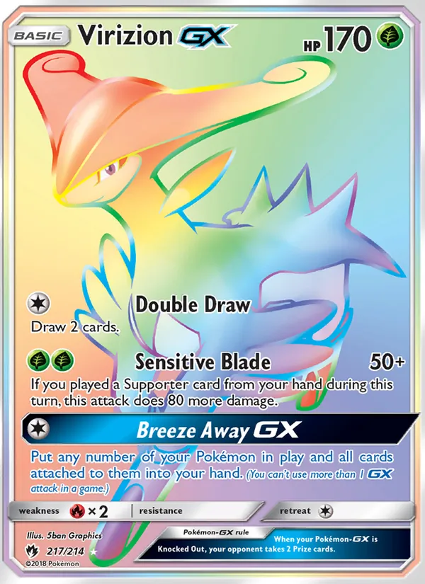 Virizion GX – Lost Thunder 217