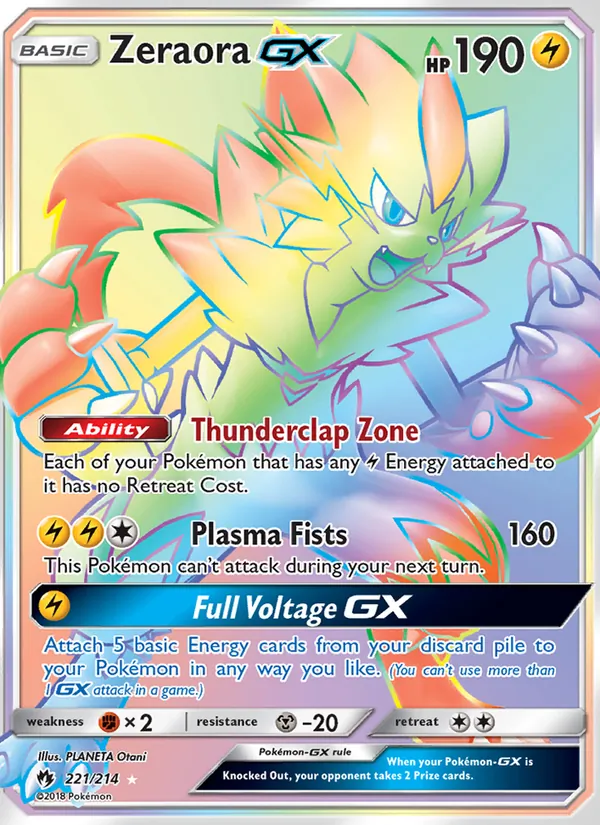 Zeraora GX – Lost Thunder 221