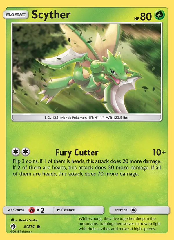 Scyther – Lost Thunder 3